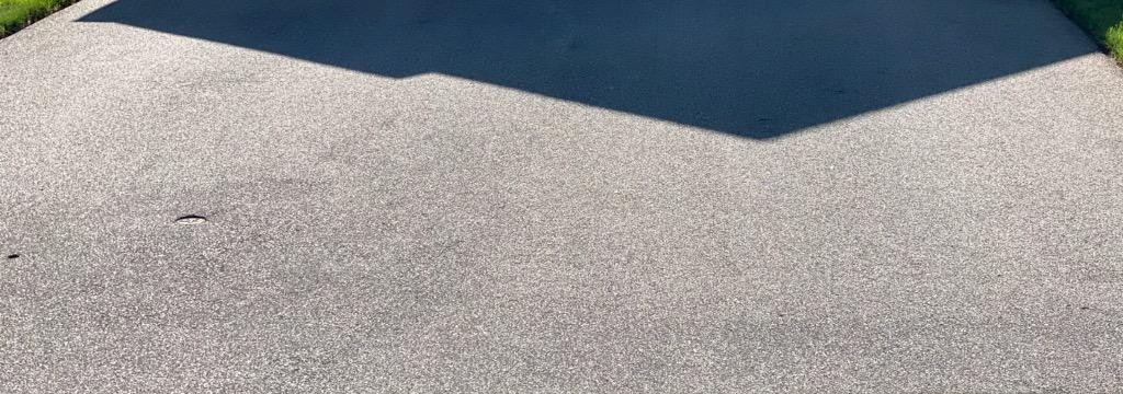 Detail of same driveway after drying.